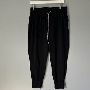 Varley Black Drawstring Jogger Pants XL